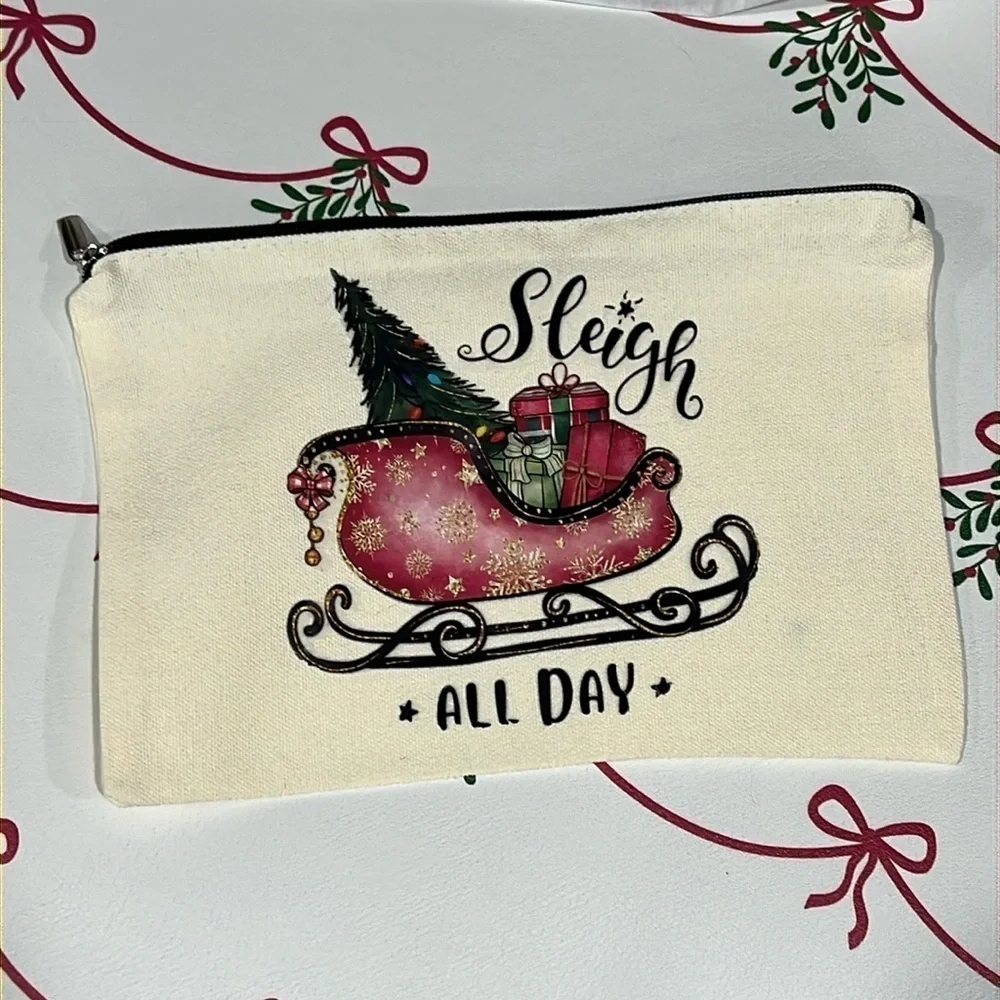 Sleigh All Day Holiday Makeup Travel Bag